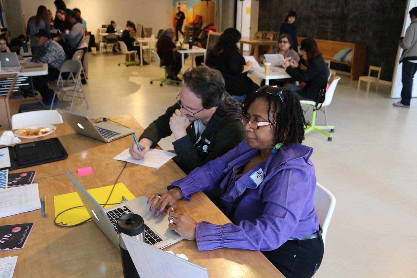 Community gathering in Southwest Detroit
